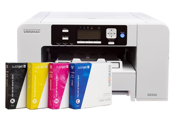 Sawgrass SG500 A4 Sublimation Printer & Standard Size Ink Set