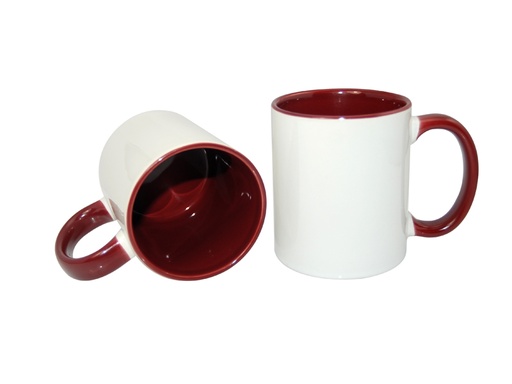 Maroon, 11oz Two Tone Mug