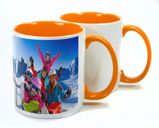 Orange, 11oz Two Tone Mug