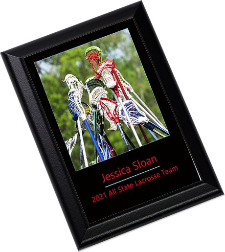 Plaque - Black Edge 178 x 229mm