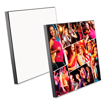 [SUBU3033] MDF Gloss White Photo Panel 6" Square