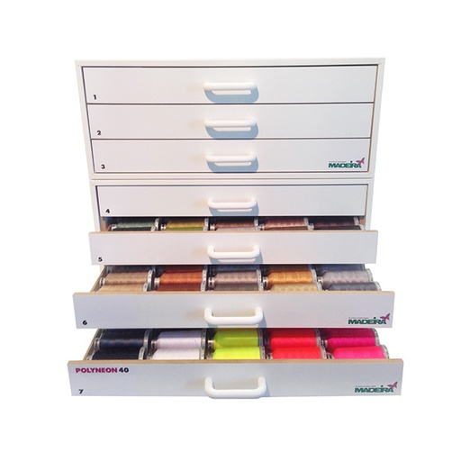 [D7D-MS-RAYON] 7 (2x3 + 1) Drawer Unit 387 CLR X 1000m