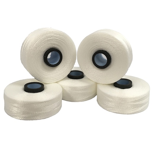 [PWB100LW] Pre-Wound Bobbins -  Magnetic Unsided L White 100x123M