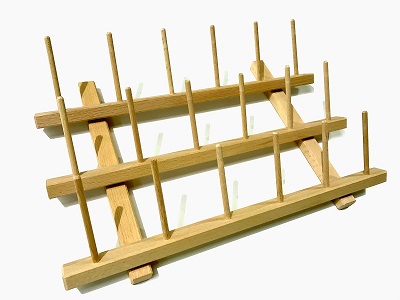 [CN-RACK18] WOODEN CONE RACK-18PEG